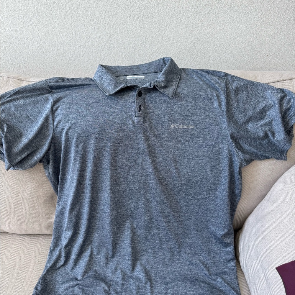 Columbia Men's Charcoal Polo Shirt